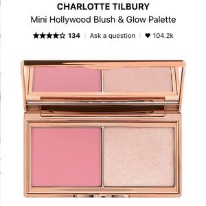 CHARLOTTE TILBURY
Mini Hollywood Blush & Glow Palette FAIR-MEDIUM